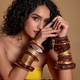 GOLD STUD BANGLE
