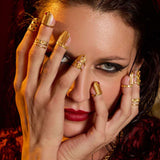 The Carmela Studded Nail Ring Set