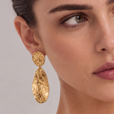 Crushed Drop Earring