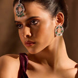 Garden of Green Maang Tika