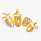 Audrey Nail Ring Set of 4