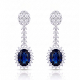 Royal Sapphire Diamond Choker Set