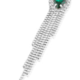 Midnight Emerald Danglers