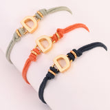White D Enamel Bracelet