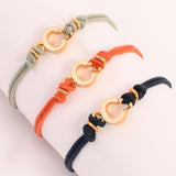 White C Enamel Bracelet