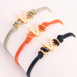White V Enamel Bracelet