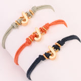 White J Enamel Bracelet