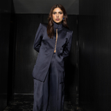 Bhumi Pednekar wearing MNSH Vine Round Studs (Blue)