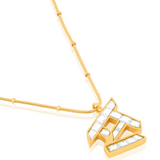 Polki Initial Necklace-S