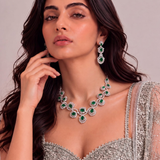 Emerald Vine Necklace Set