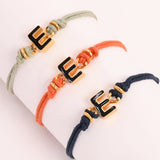Black E Enamel Bracelet
