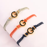 Black G Enamel Bracelet