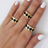 Ananya Pandey Seen Wearing MNSH Ray Hexa Black Ring