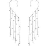 Noir Rhinestone Ear Cuff