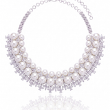 Pearl Blossom Choker Set
