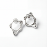 Fluid Mini Earrings (Silver)