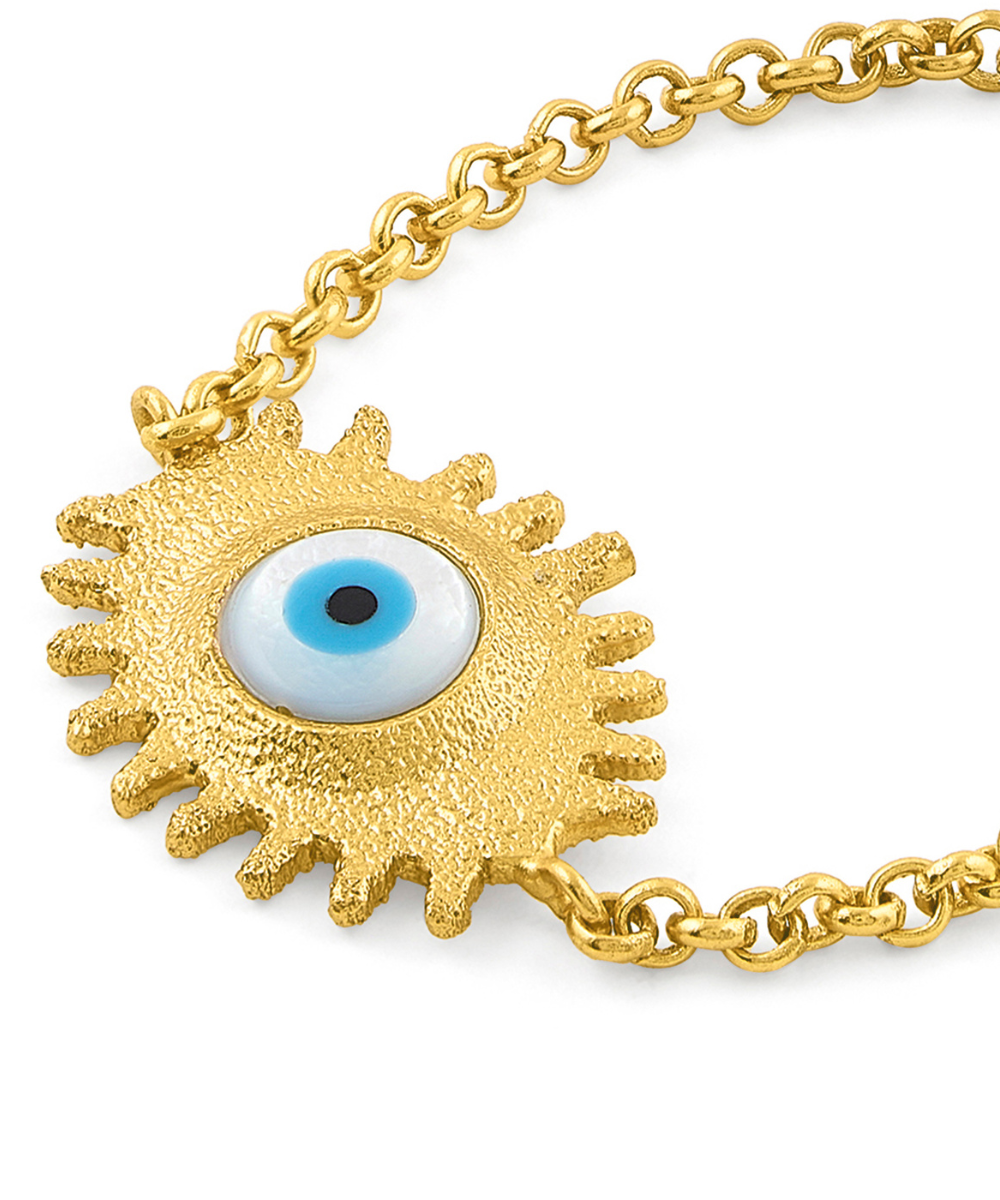 Evil eye Gold Bracelet