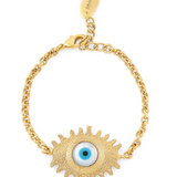Evil eye Gold Bracelet