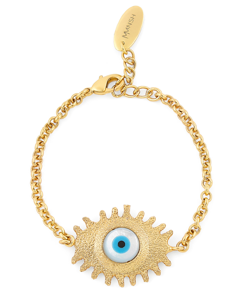 Evil eye Gold Bracelet