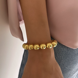 Audrey Hoops And Bracelet Combo