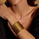 Gold Textured Cuff