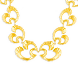Bold Coral Statement Choker