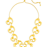 Bold Coral Statement Choker