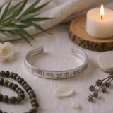 Jai Guruji Cuff Silver
