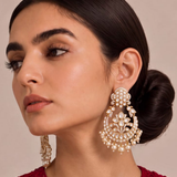 Royal Pearl Chandbali