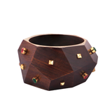 Barkha Singh wearing MNSH Shakti Bangle Stack