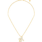 Polki Initial Necklace -N