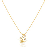 Polki Initial Necklace-S