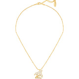 Polki Initial Necklace-S