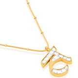 Polki Initial Necklace-T
