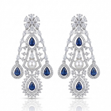 Sheesh Mahal Sapphire Set