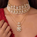 Moti Kundan Choker Set