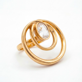 Wave Curve Ring