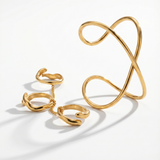 Aura Palm Cuff & Ring set