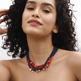 Bohême Beads Coral Necklace