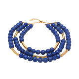 Bohême Beads Lapis Layered Necklace
