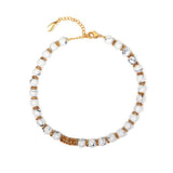 Bohême Beads Howlite Ball Necklace