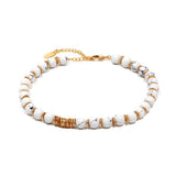 Bohême Beads Howlite Ball Necklace