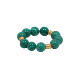 Bohême Beads Malachite Ball Bracelet