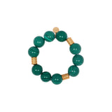 Bohême Beads Malachite Ball Bracelet