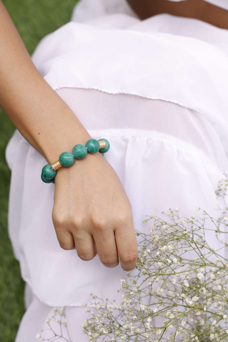 Boheme Beads Malachite Howlite Combo