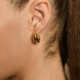 Baby Gold Oro Hoops