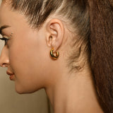 Baby Gold Oro Hoops