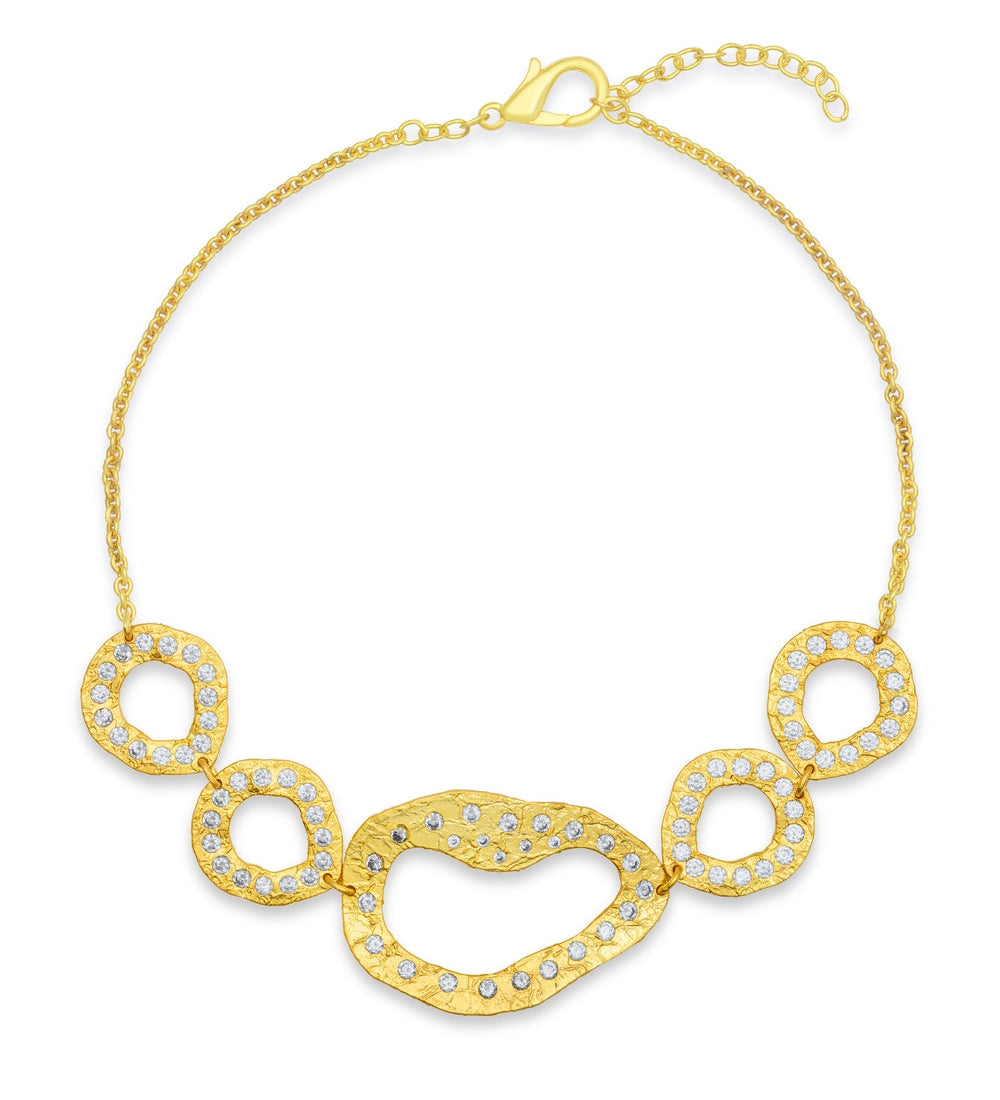 KAMAL SIDHU - Glint Diamond Choker / Glint Oval Earring