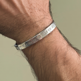 Jai Guruji Cuff Silver