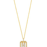 Diamond Initial Necklace
